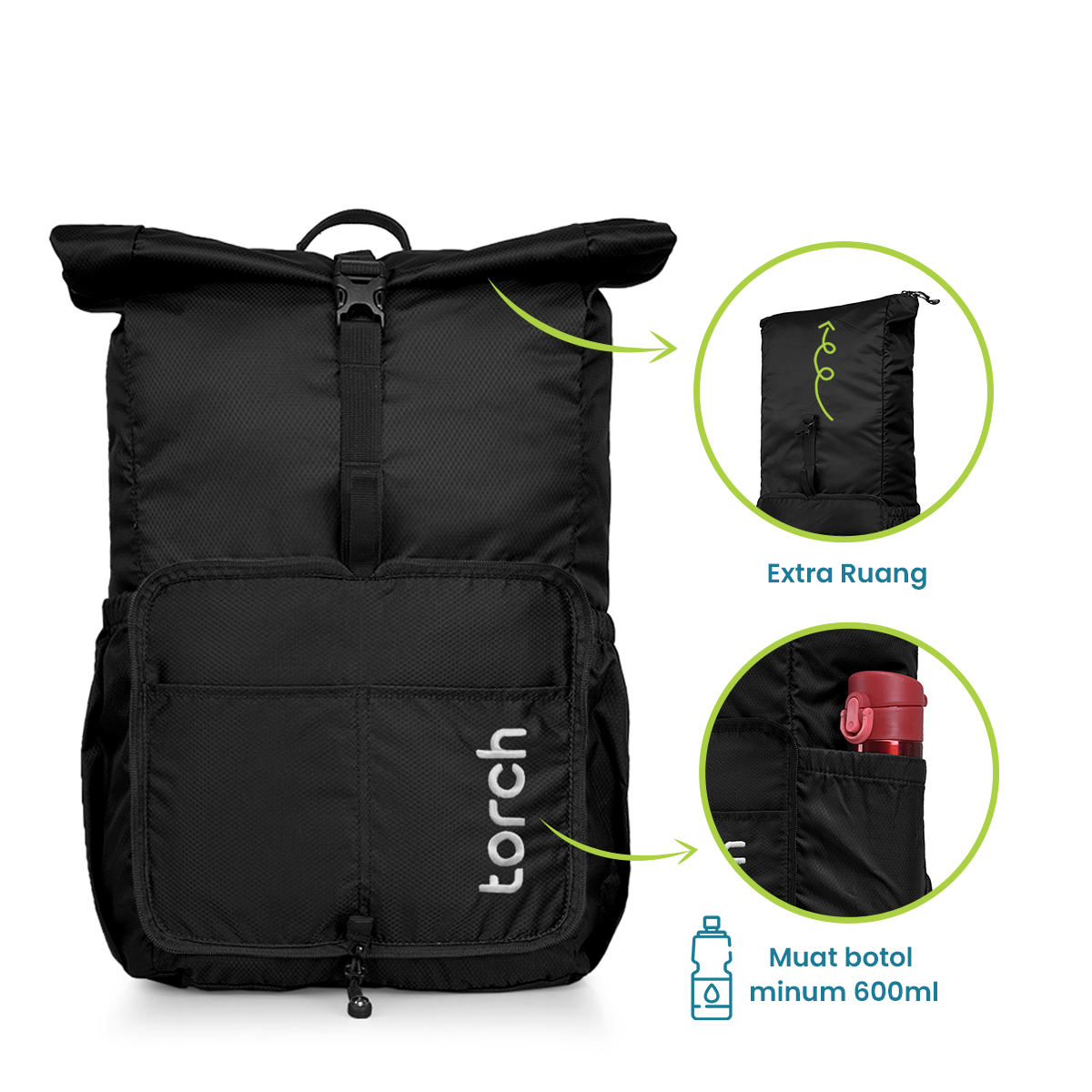 Kumano Foldable Bag 19 + 2 Liter