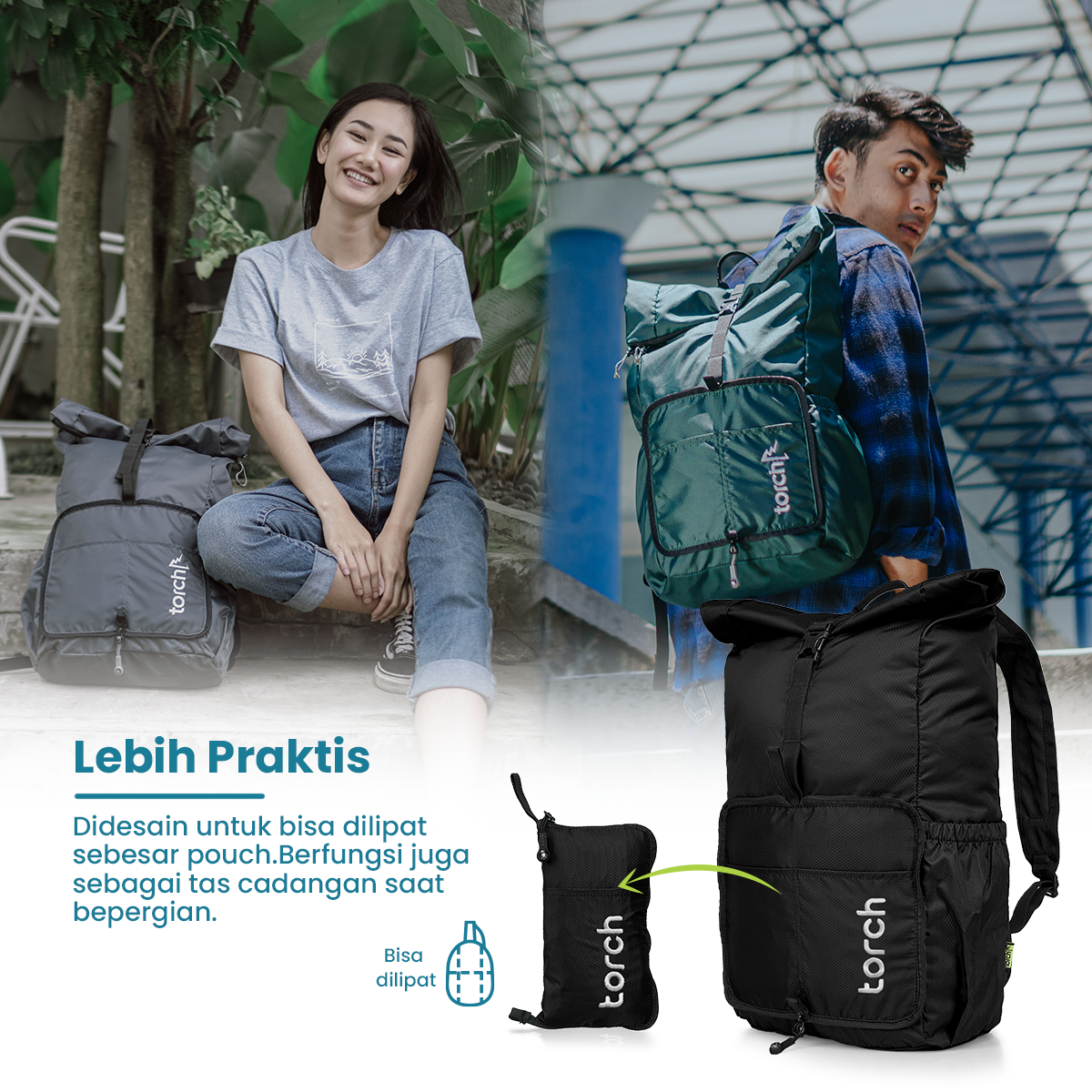 Kumano Foldable Bag 19 + 2 Liter