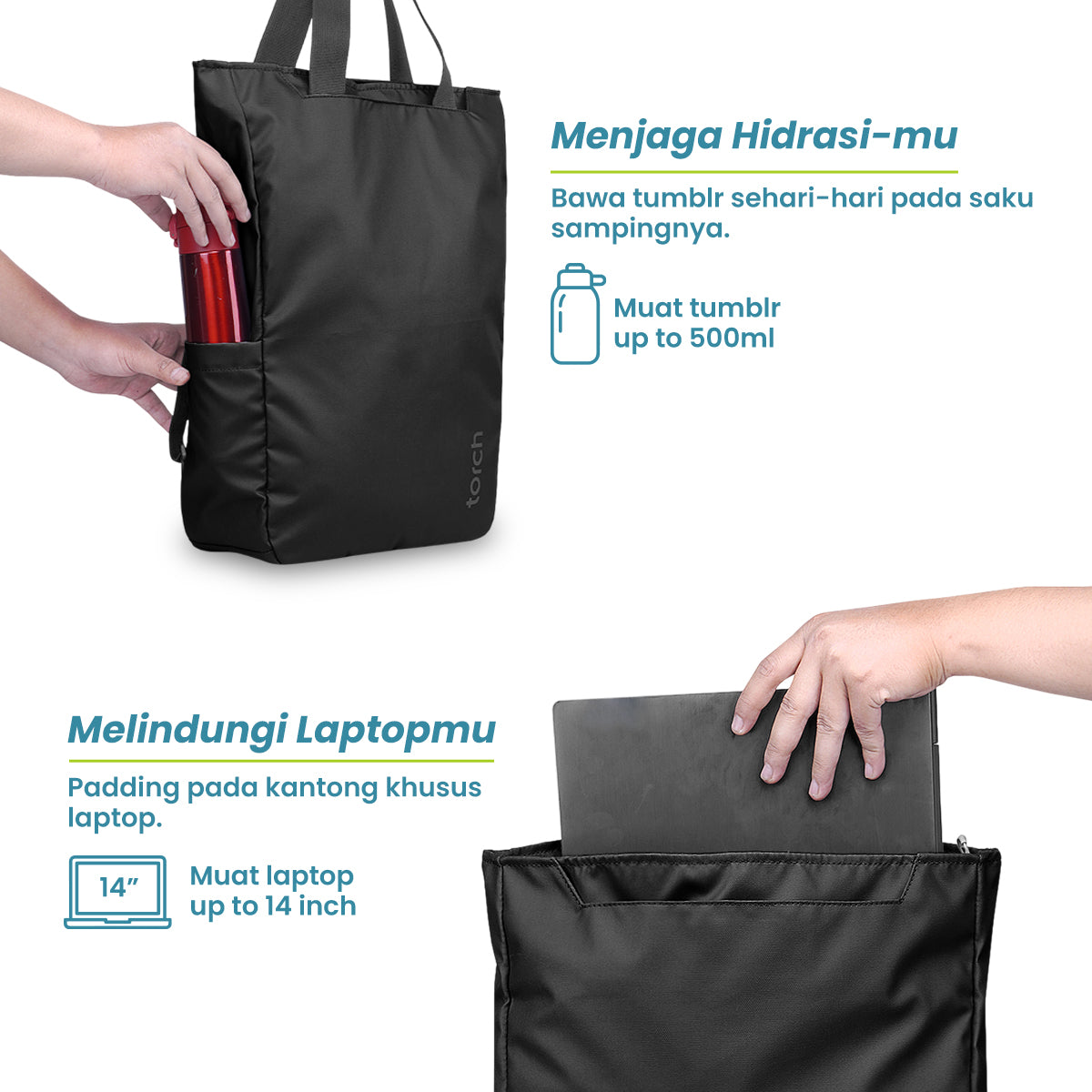 Daedong Tas Ransel kantor Torch 18L