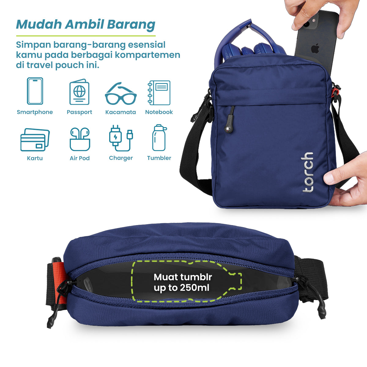 Namchon Tas Selempang Daily Torch 4L
