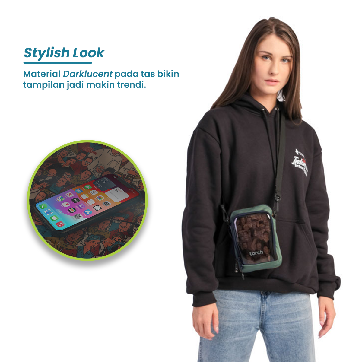 Juang Tas Selempang Daily Torch 1L