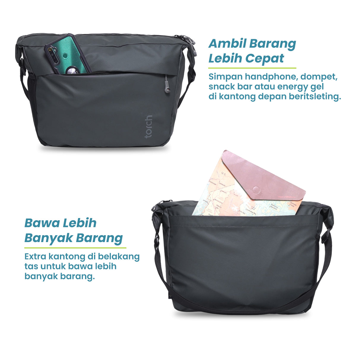 Hakgyo Tas Selempang office Torch 14L