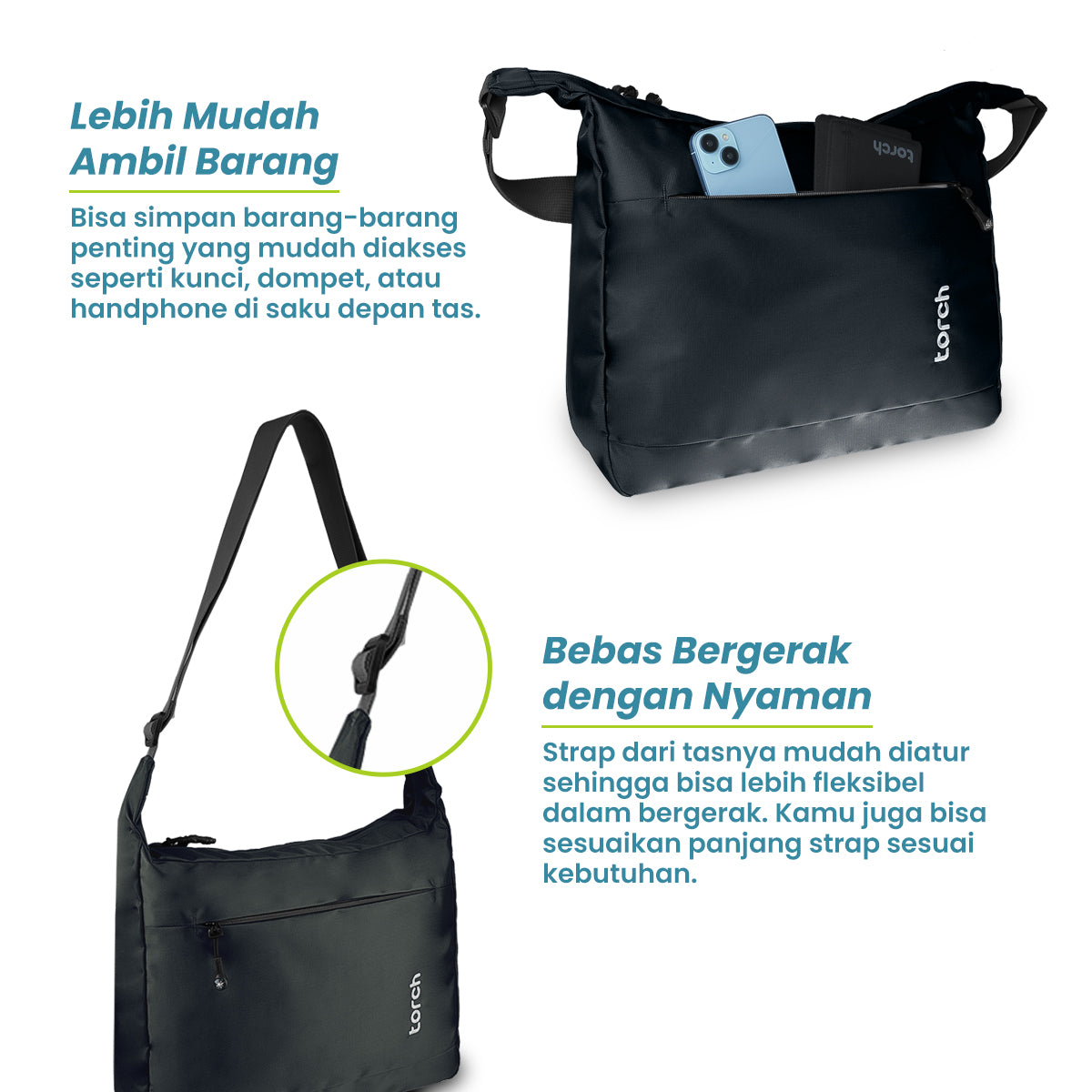 Kapital Tas Selempang office Torch