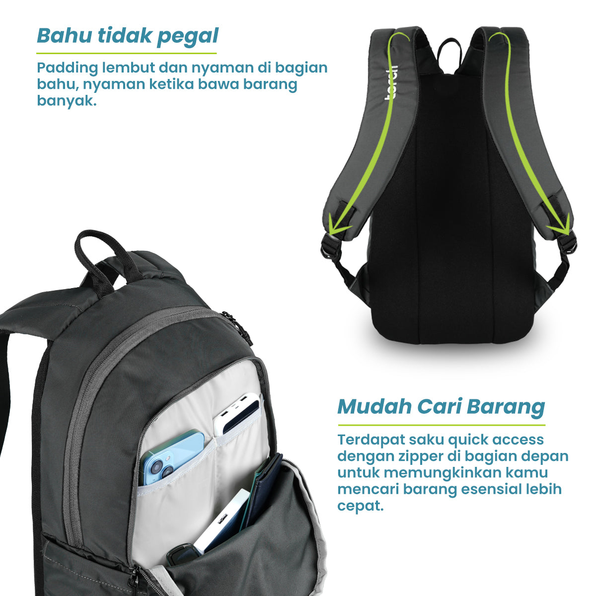 Prana Tas Ransel Sekolah Torch 19L