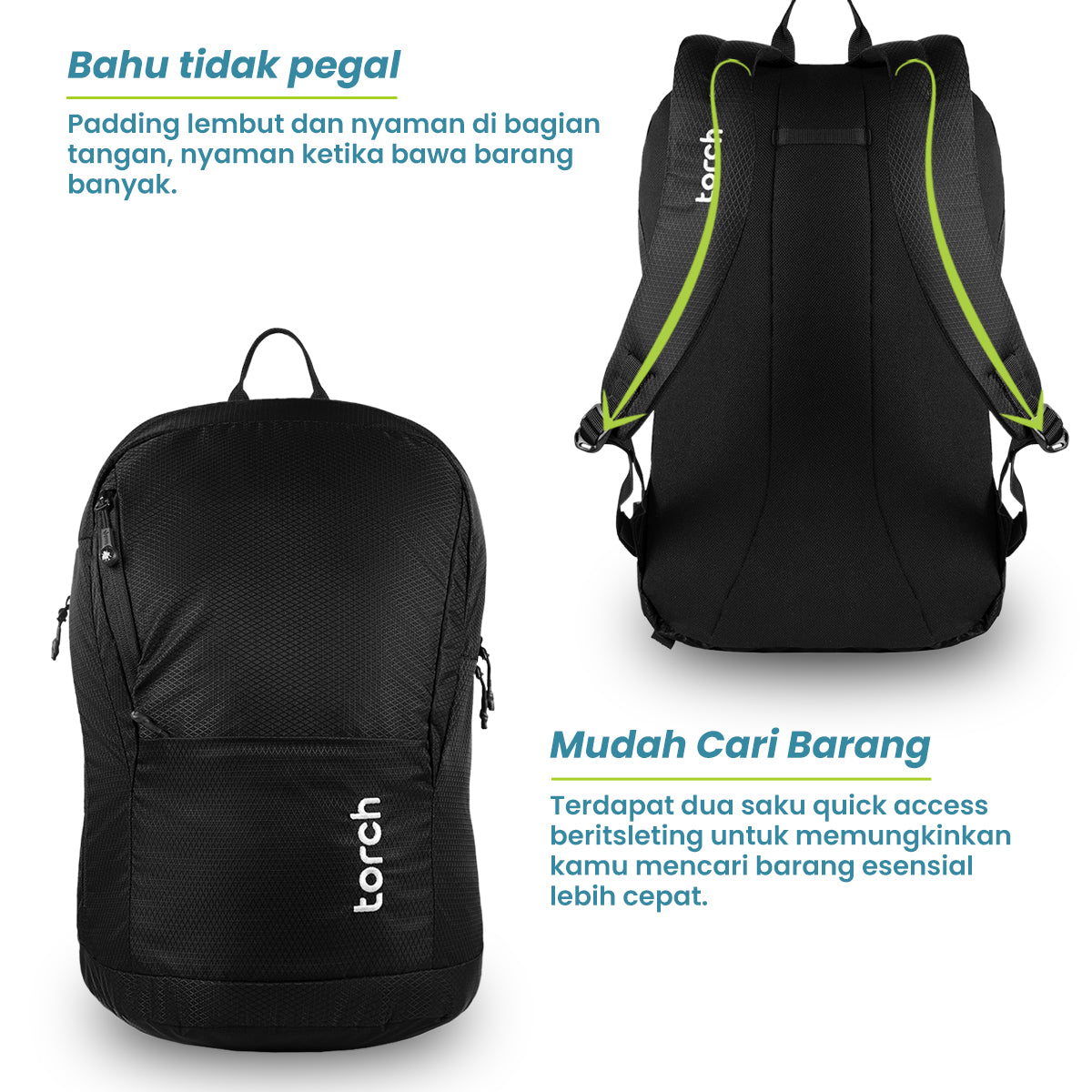 Kredo Tas Ransel Sekolah Torch 17L