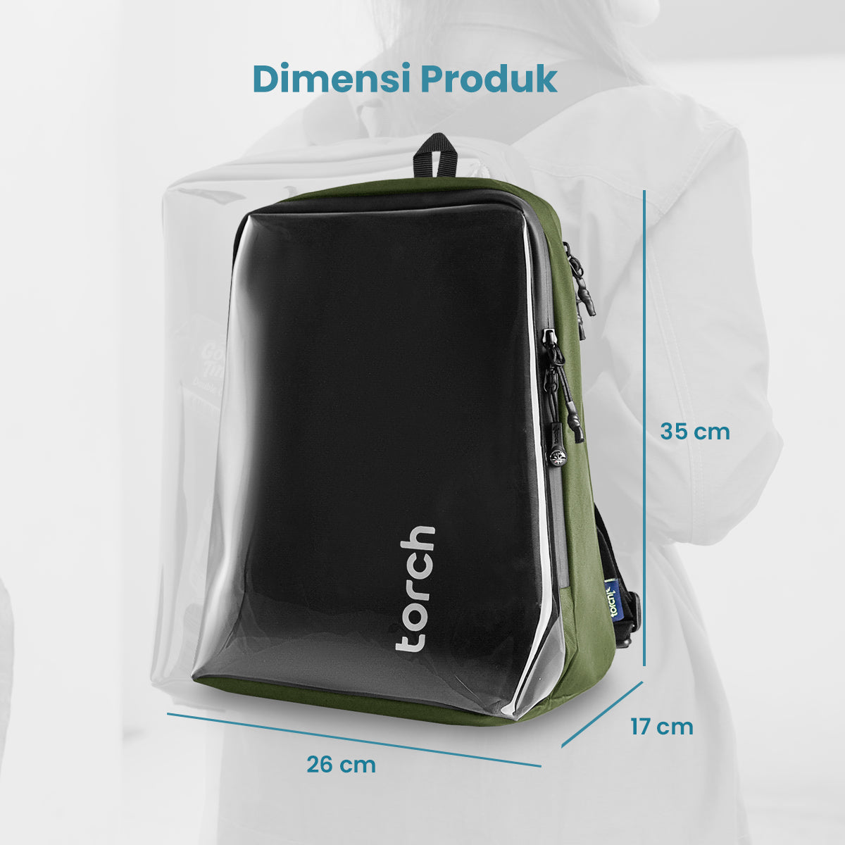 Dangsan Tas Ransel Sekolah Torch 12L