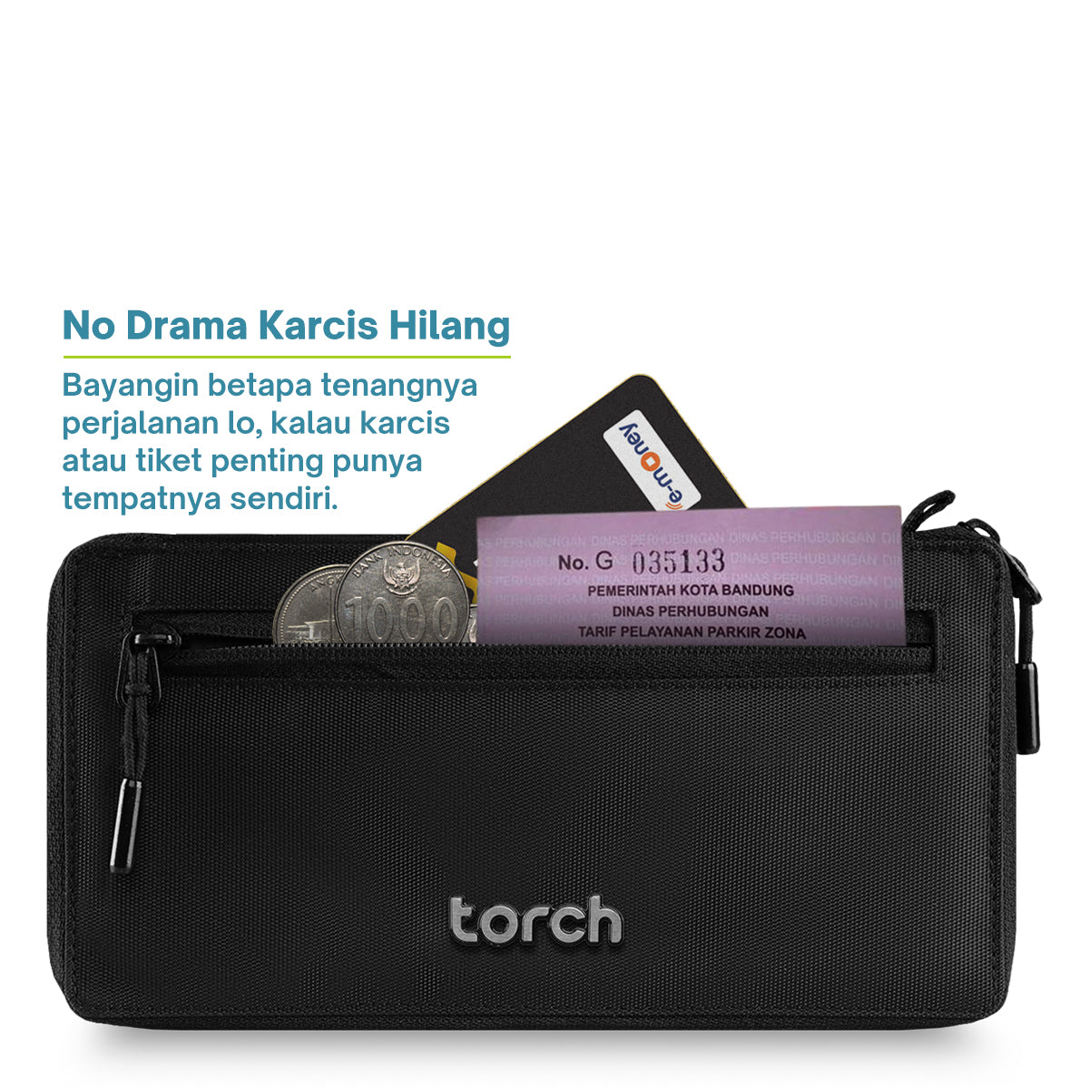 Lazhu Long Wallet - Black