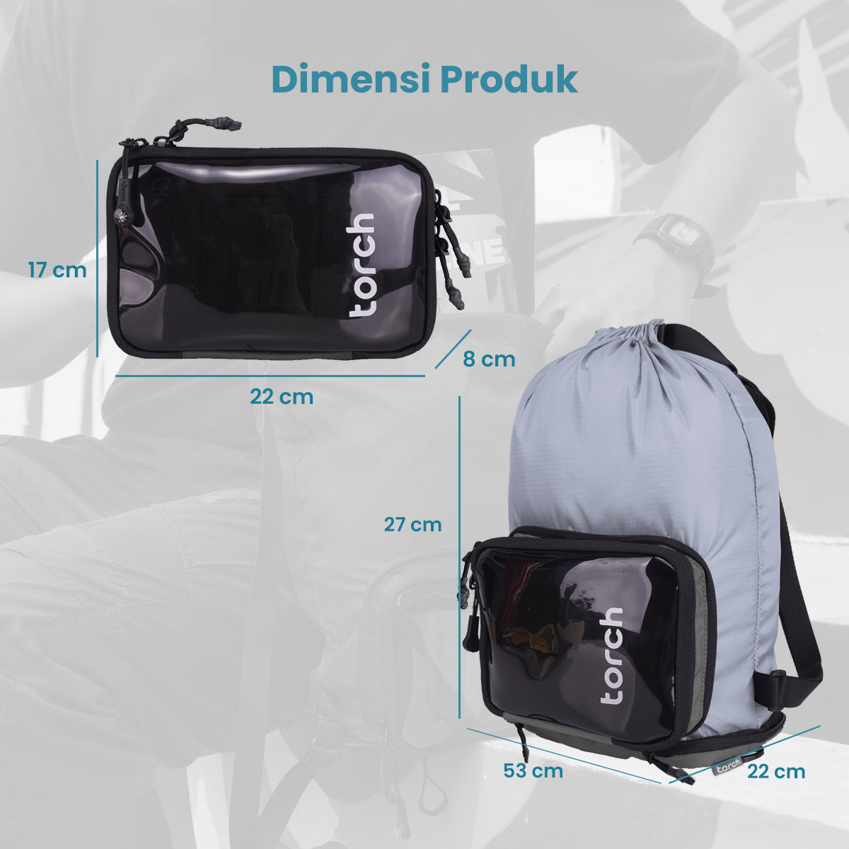 Galicia Tas Ransel Foldable Torch 10L