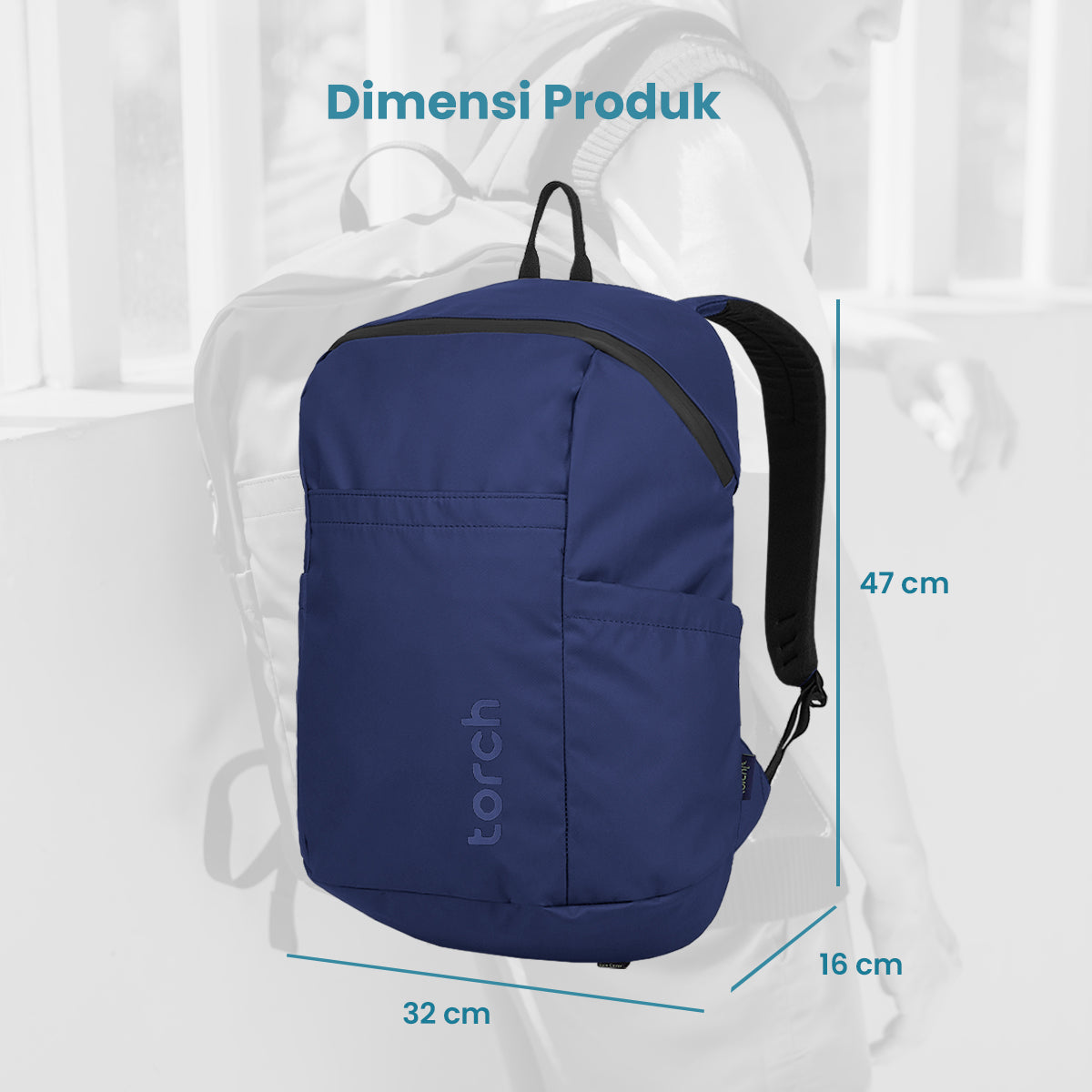 Ganghwa Tas Ransel Sekolah Torch 19L