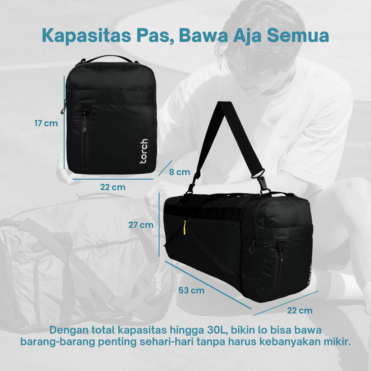 Getafe 3 in 1 Foldable Duffle Bag
