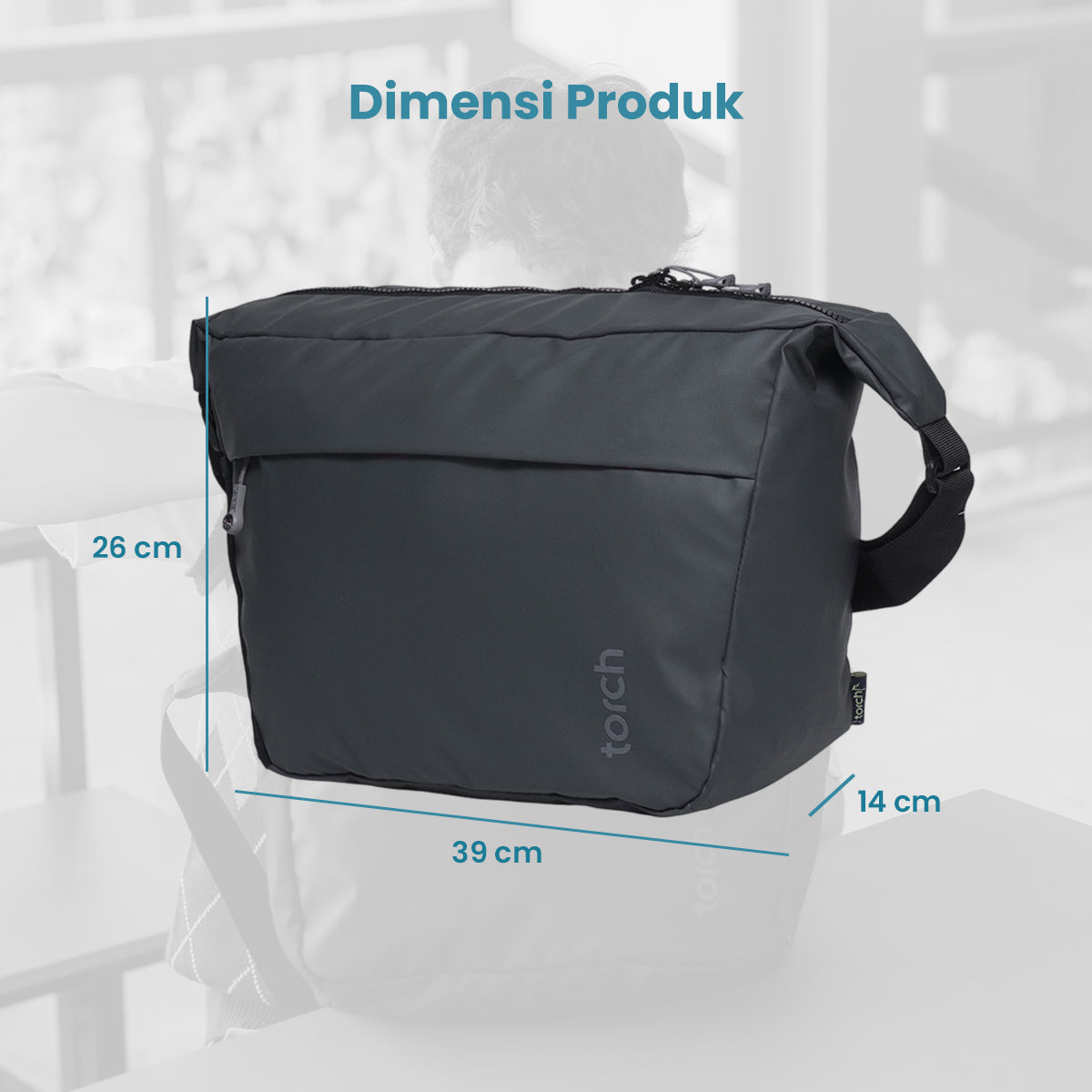 Hakgyo Tas Selempang office Torch 14L