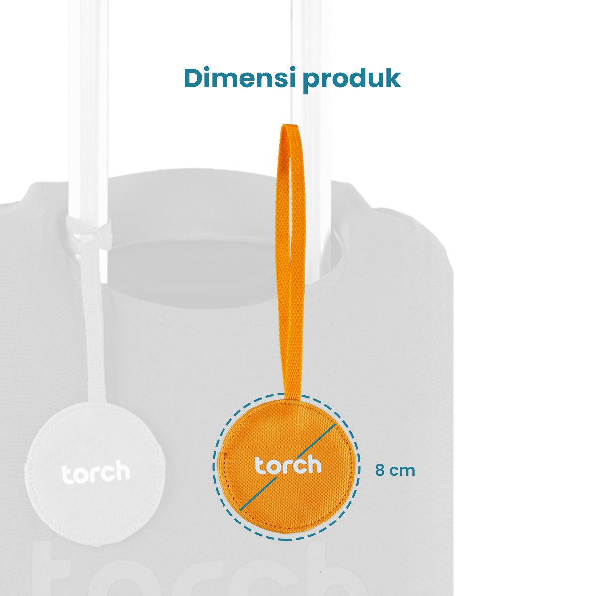Dafi Round Luggage Tag