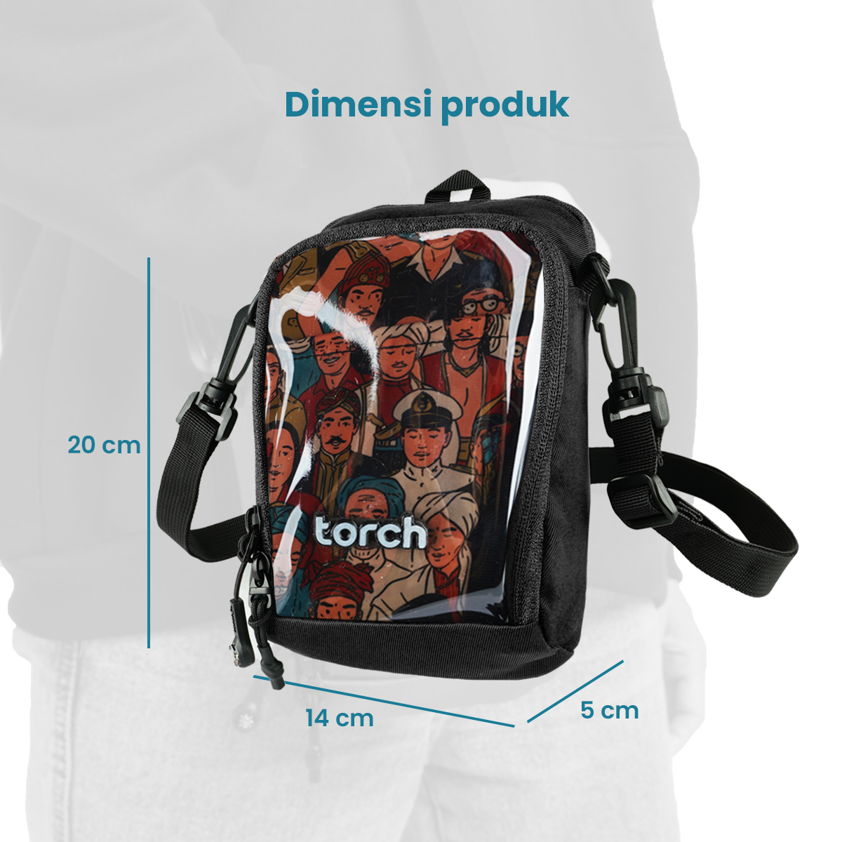 Juang Tas Selempang Daily Torch 1L