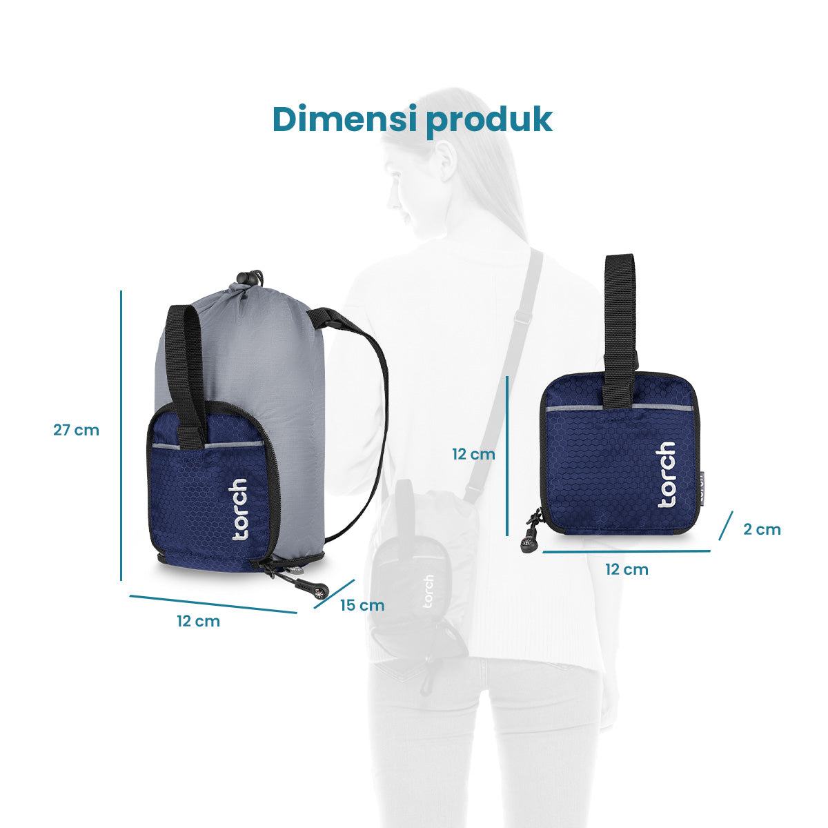 Parina Foldable Drawstring Pouch