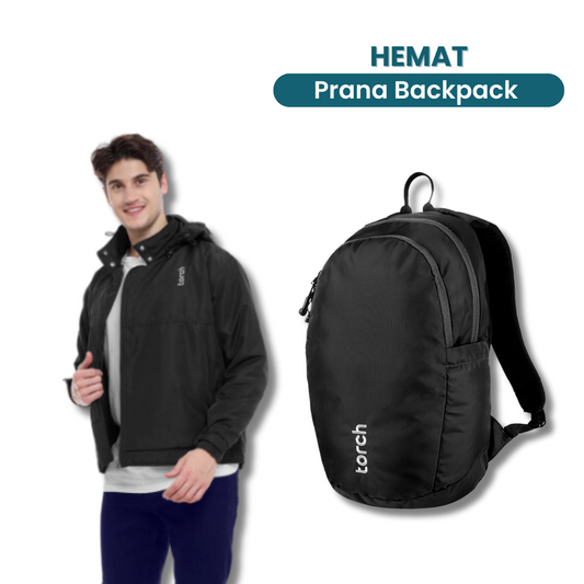 Paket Hemat - Aragon Riding Jacket + Prana Backpack