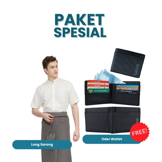 Paket Spesial - Long Sarong Gratis Oder Wallet