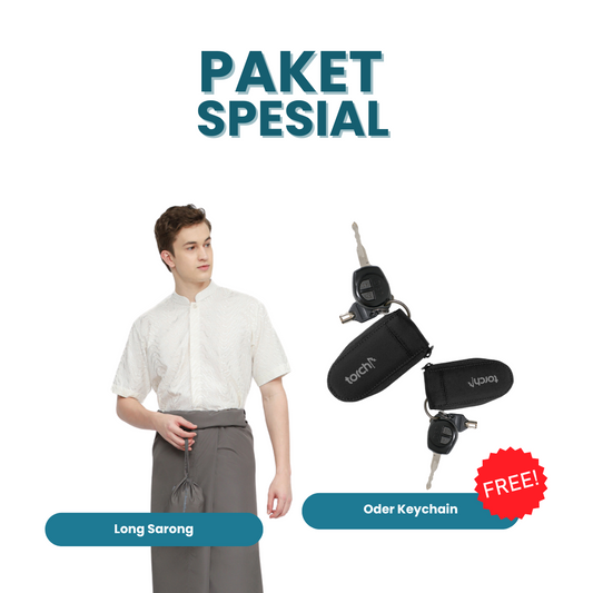 Paket Spesial - Long Sarong Gratis Oder Keychain