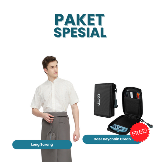 Paket Spesial - Long Sarong Gratis Oder Keychain Crean