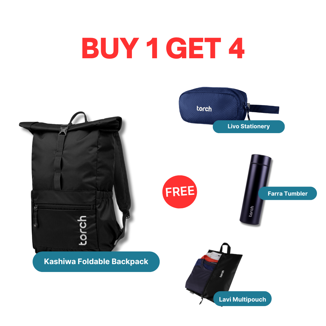 Paket Office - Kashiwa Foldable Backpack