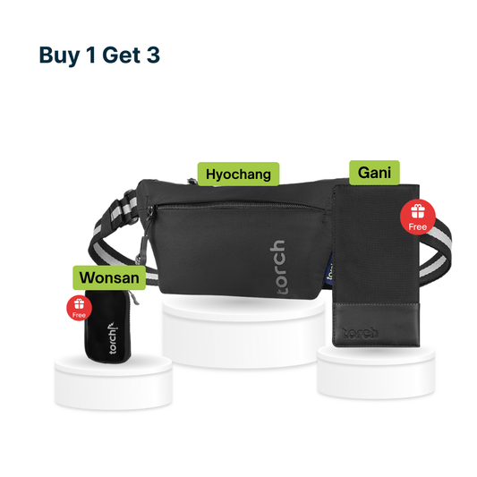 Paket Spesial - Hyochang 2 in 1 Waist Bag