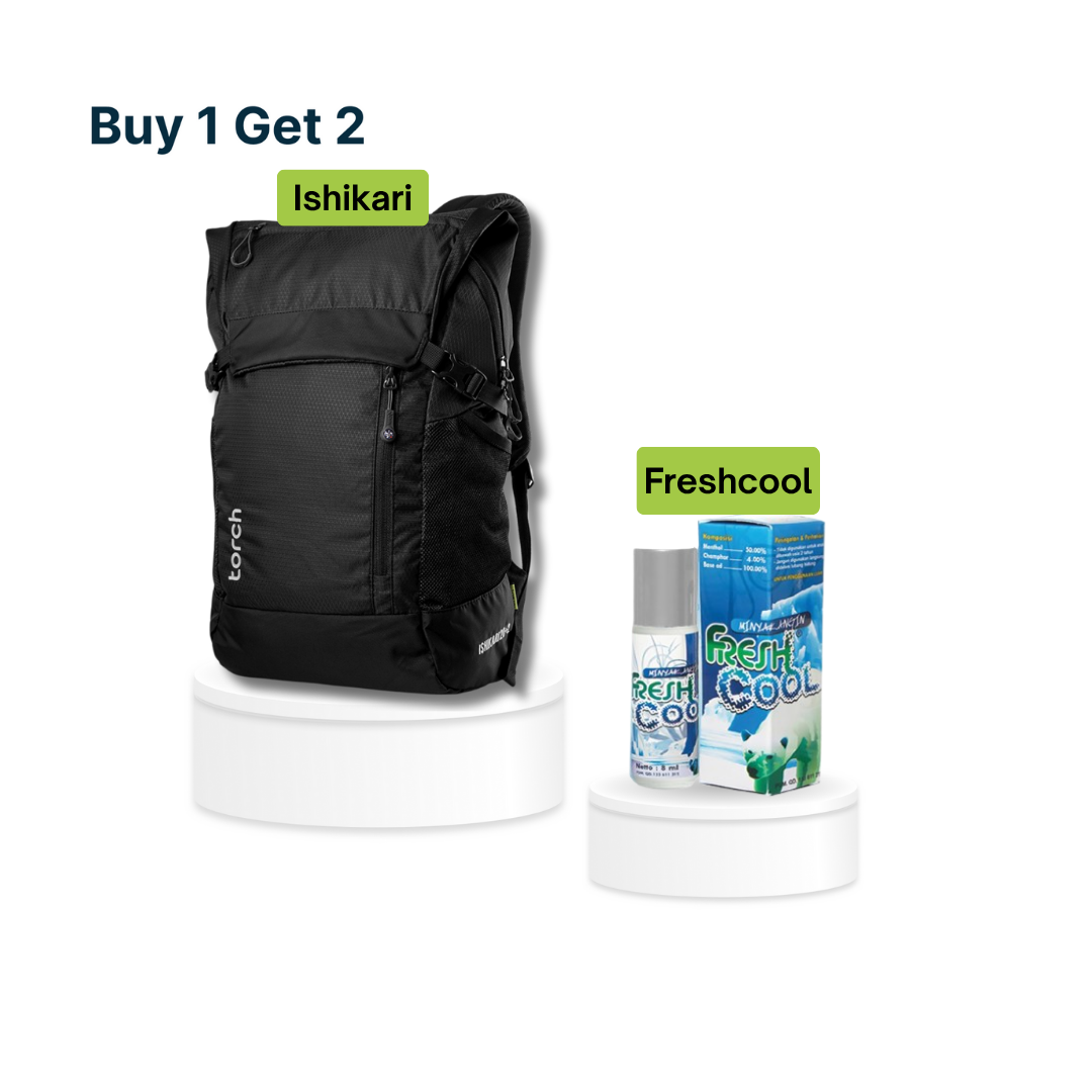 Paket Spesial - Ishikari Backpack & Freshcool