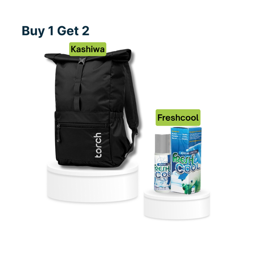 Paket Spesial - Kashiwa Foldable Backpack & Freshcool