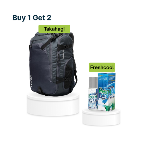 Paket Spesial - Takahagi Travel Backpack & Freshcool