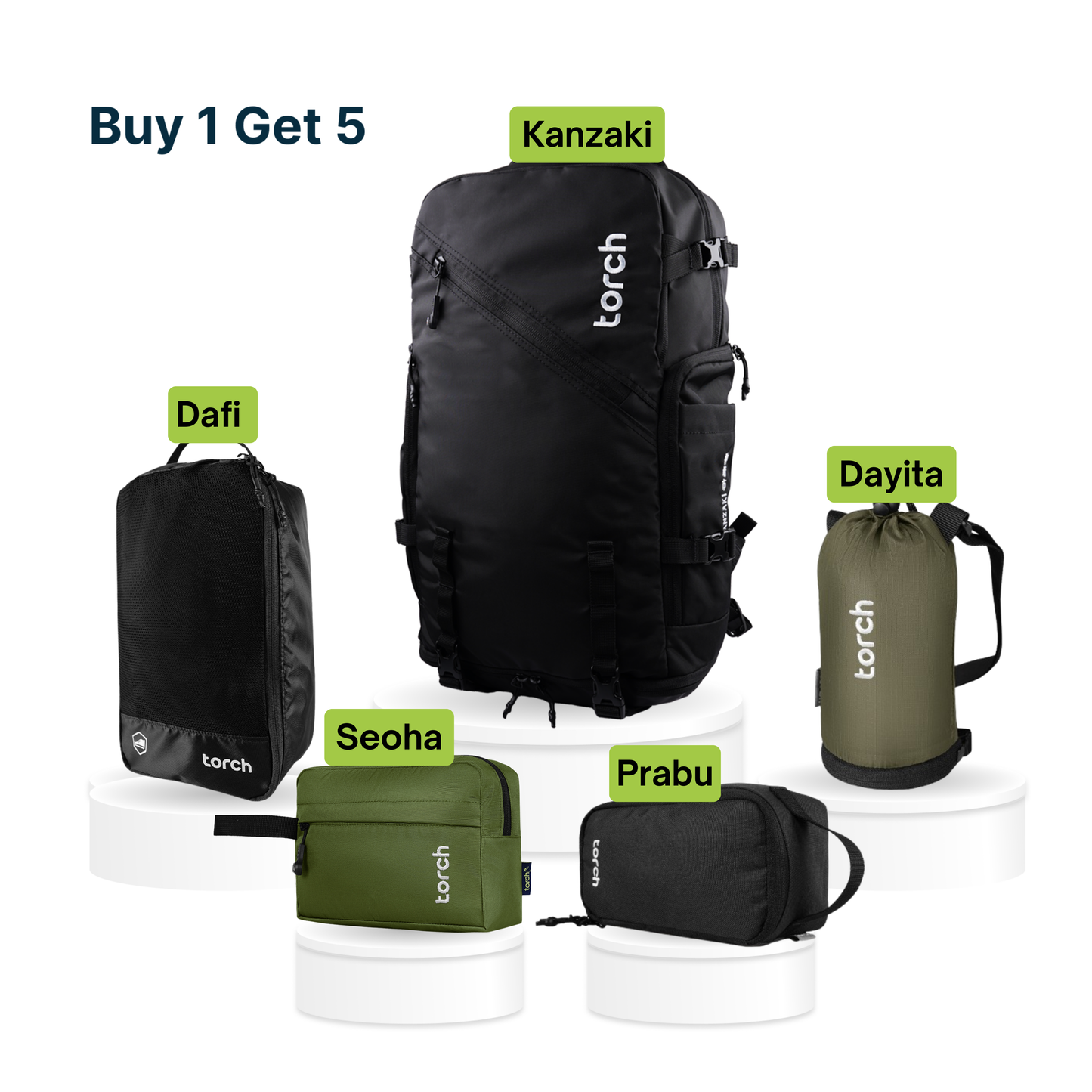 Paket Traveling - Kanzaki Light Travel Backpack