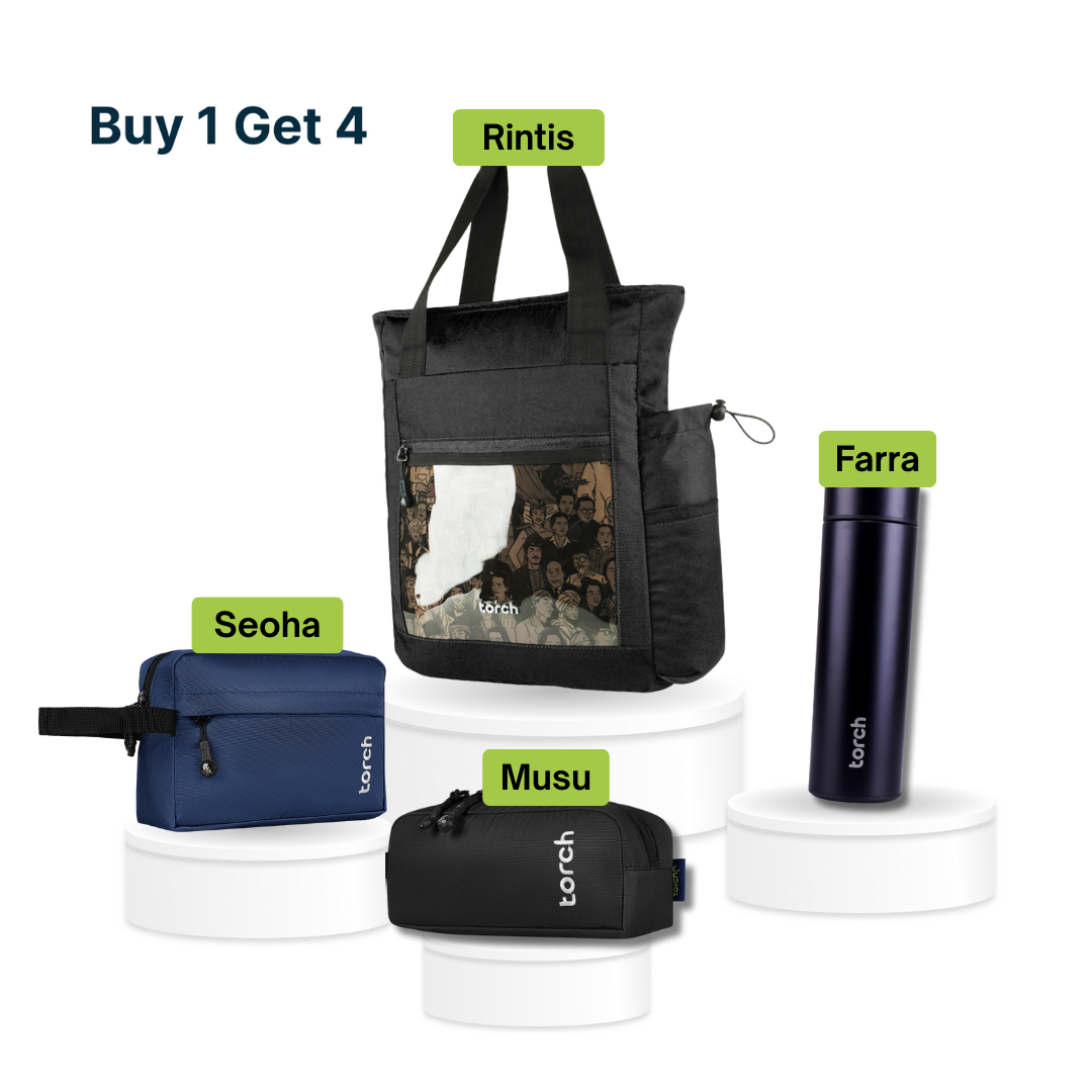 Paket Office - Rintis Tote Backpack