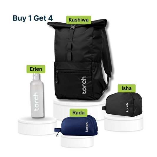 Paket Back To School - Kashiwa Foldable Backpack