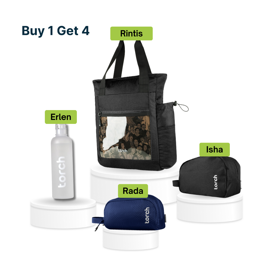 Paket Back To School - Rintis Tote Backpack