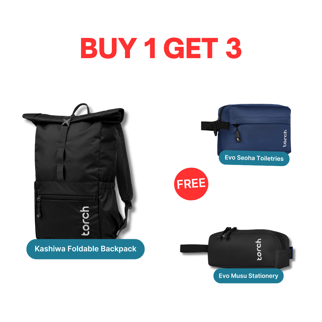 Paket School - Kashiwa Foldable Backpack