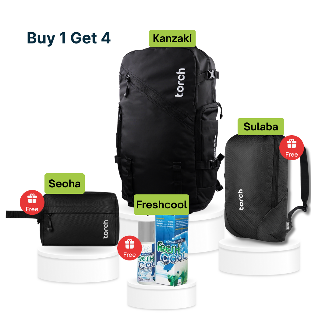 Paket Spesial Freshcool - Kanzaki Light Travel Backpack