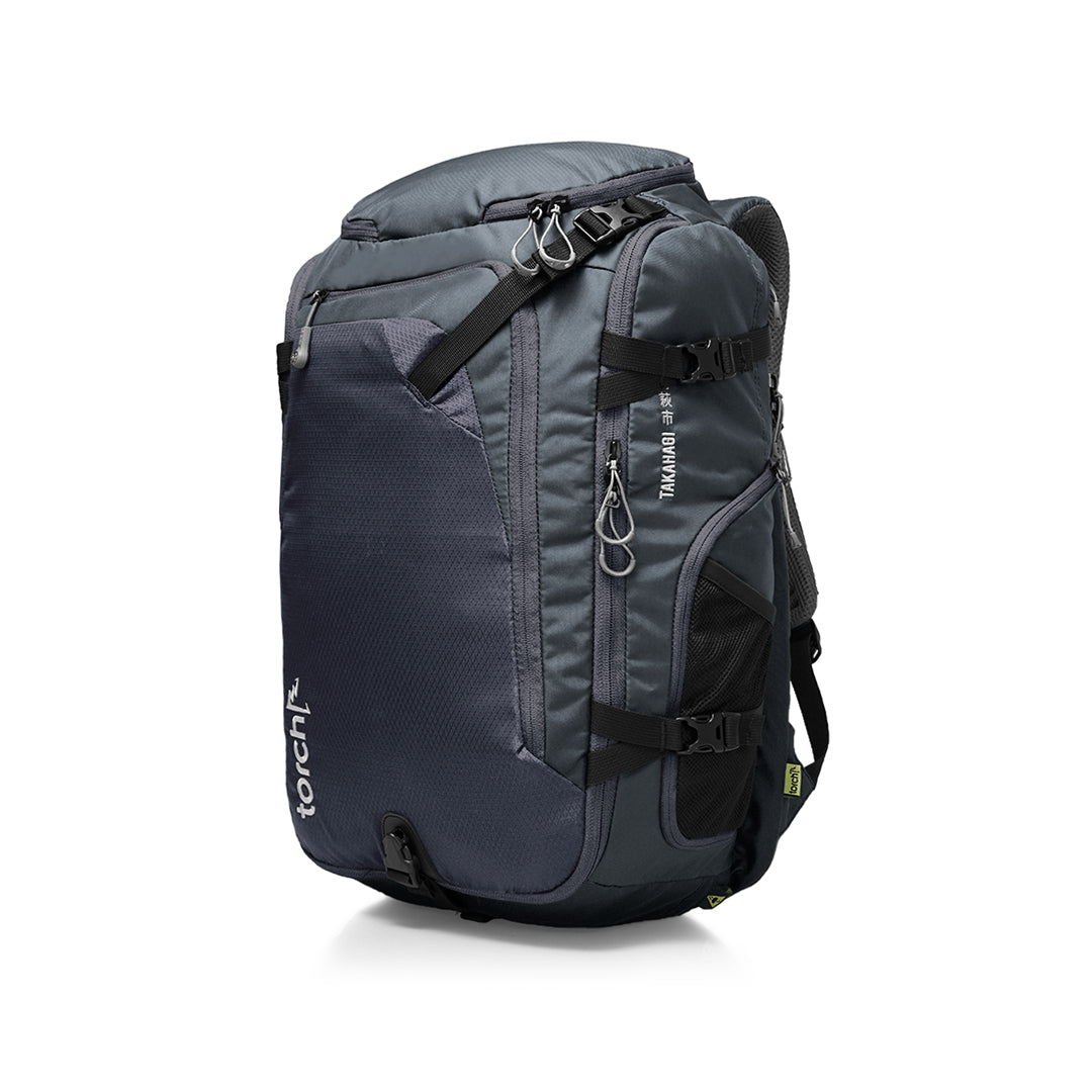 Paket Mudik - Takahagi Travel Backpack + Nikoi Bucket Hat + Yeocha E Toiletries + Cuello Bantal Leher