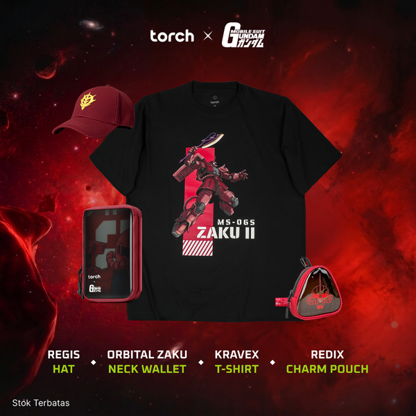 (4 Items + Sticker) Zaku Daypack