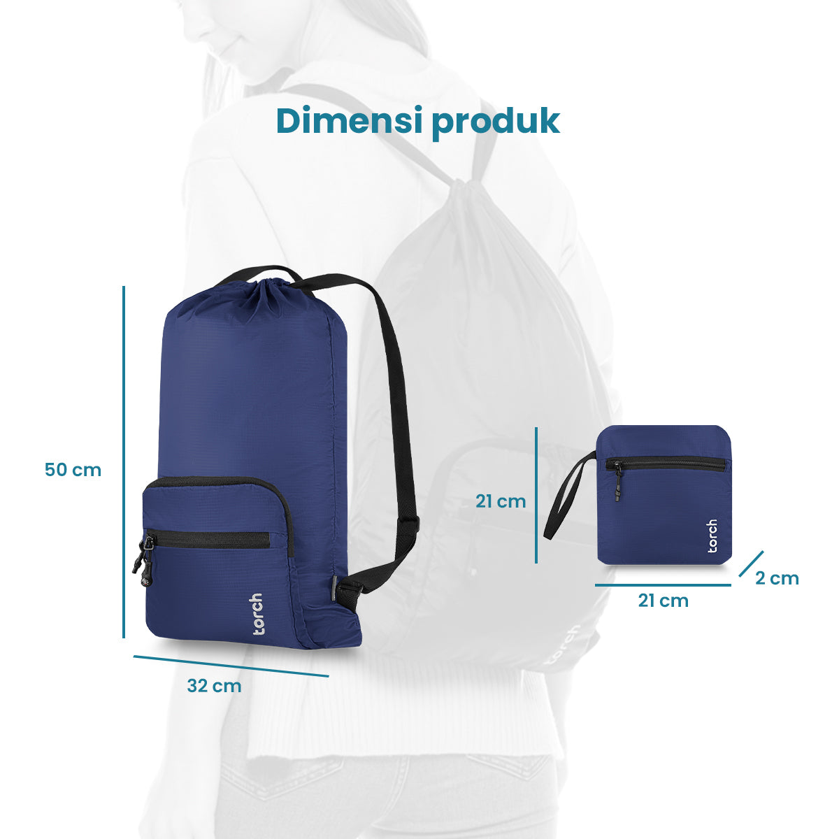 Vikasa Tas Ransel Foldable Torch 4L