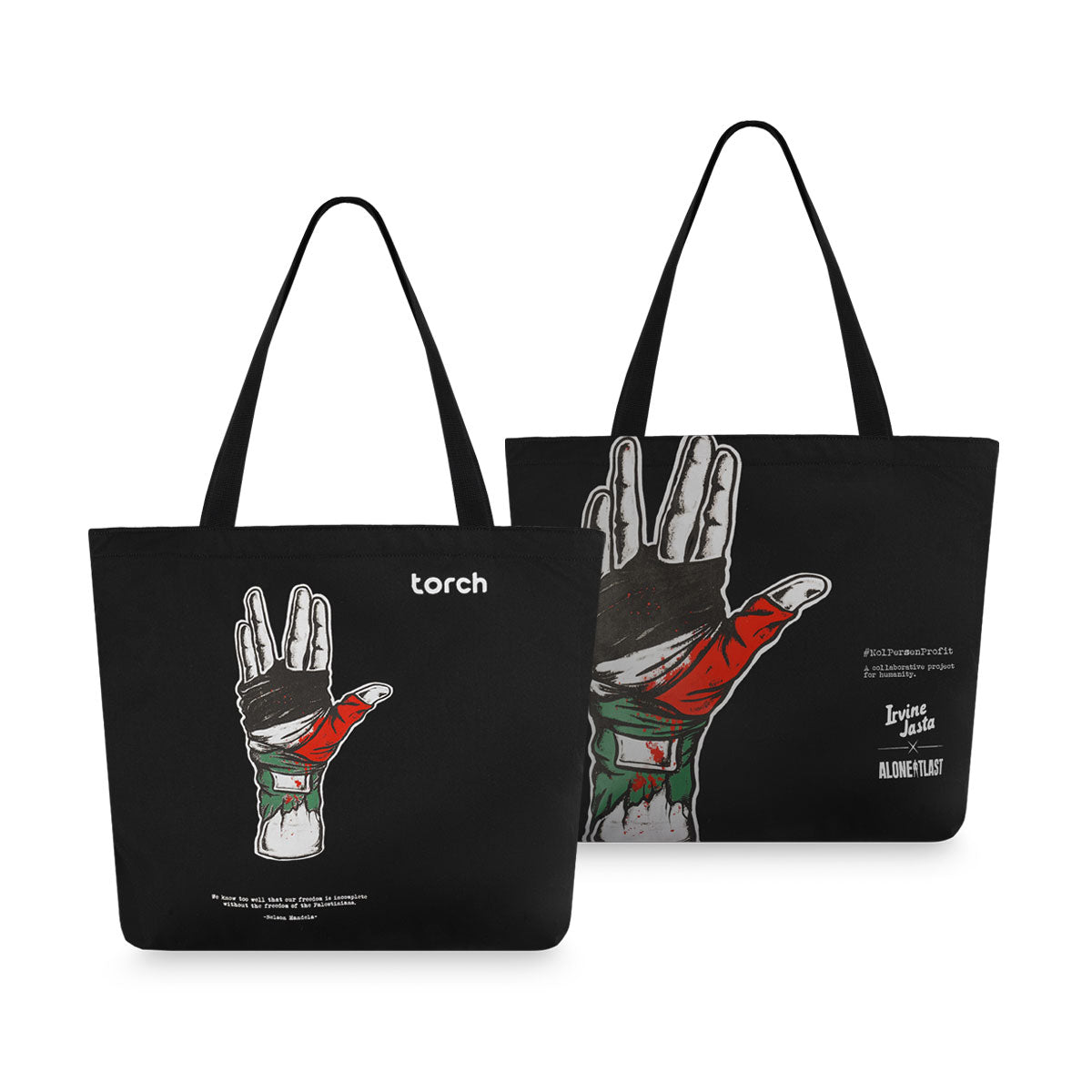 Me Peace and War Tote Bag