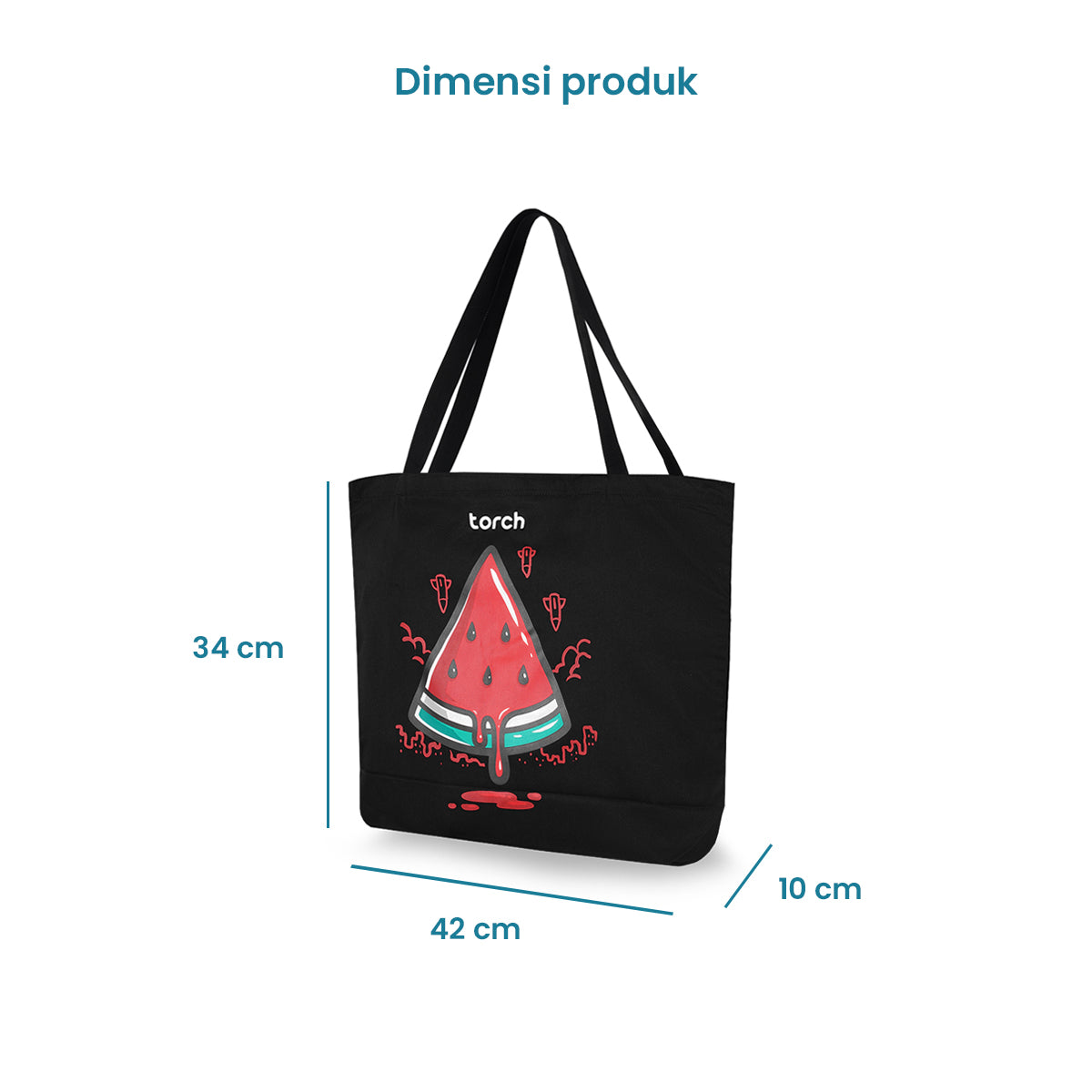 Palestine Watermelon Tote Bag