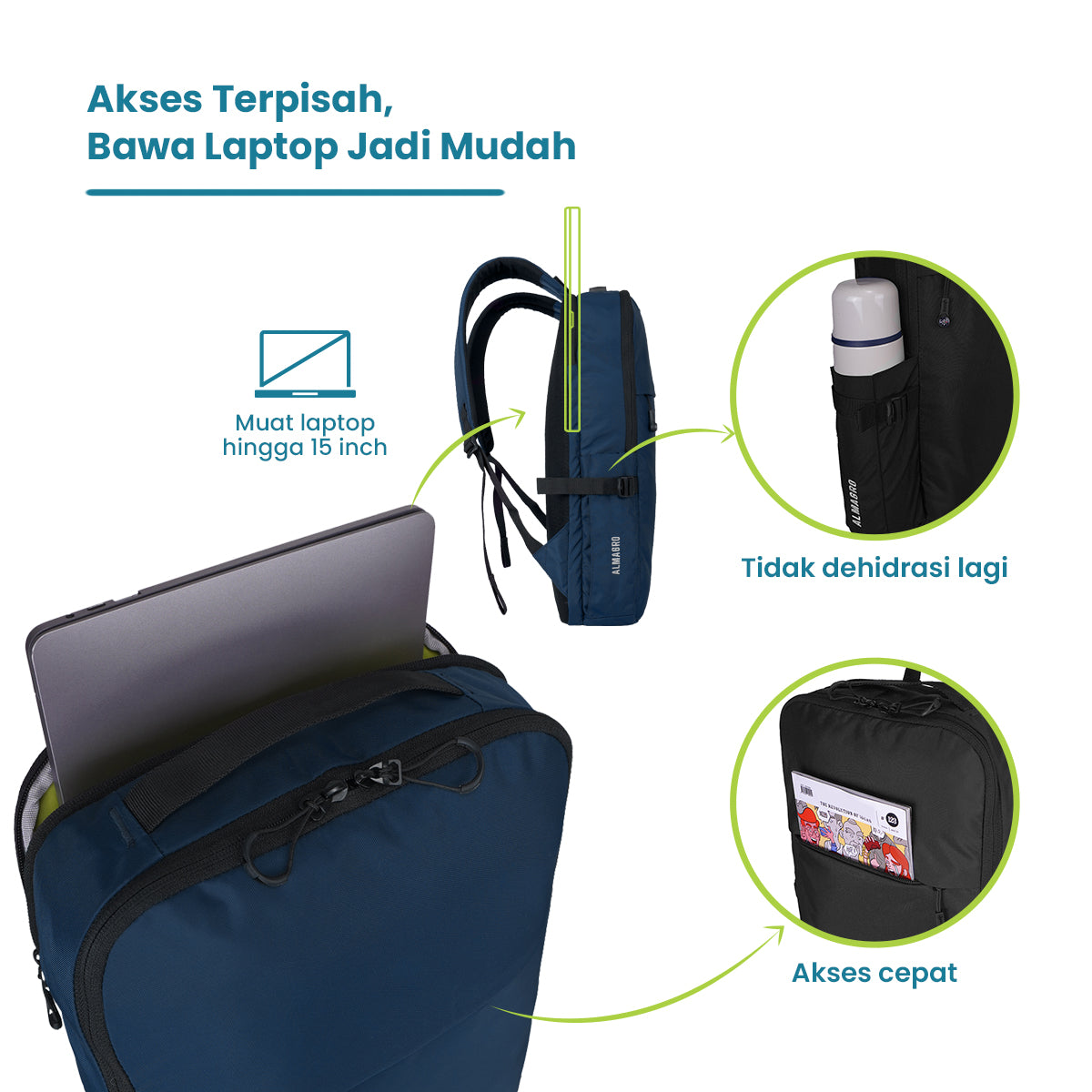 Almagro Tas Ransel Kantor Torch 19L