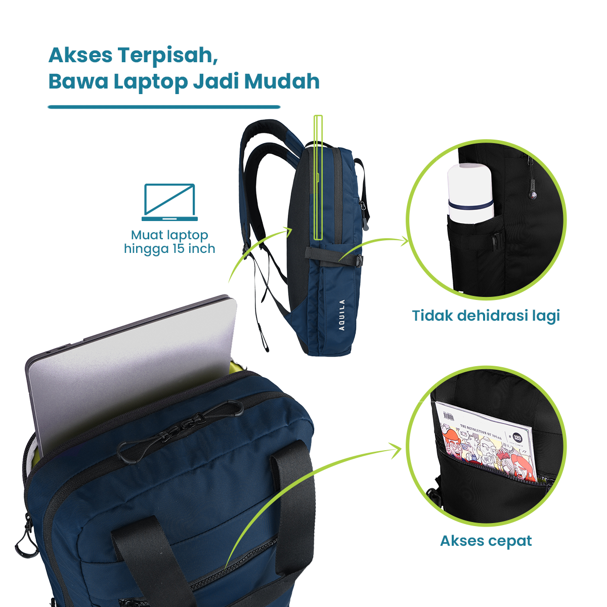 Aquila Tas Ransel Kantor Torch 19L