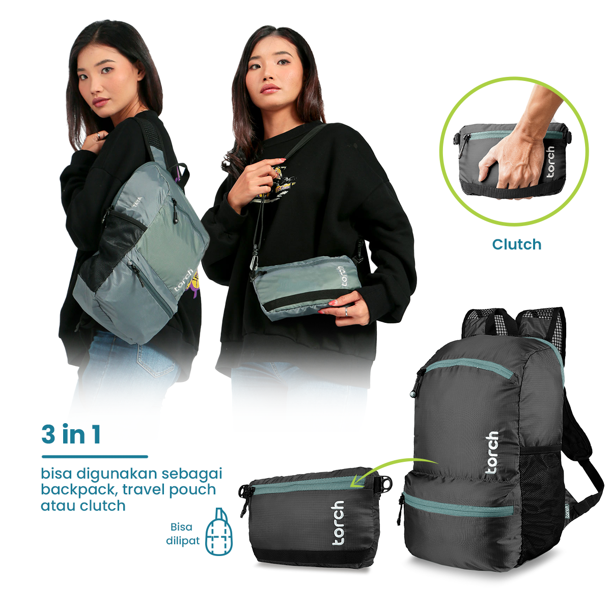 Tata Foldable Backpack