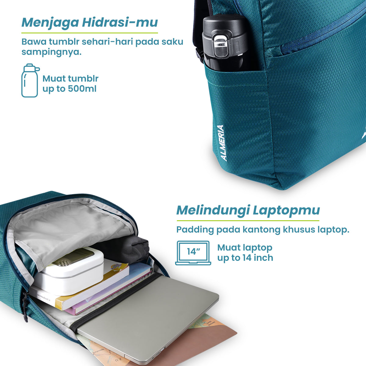 Almeria Tas Ransel Sekolah Torch 15L