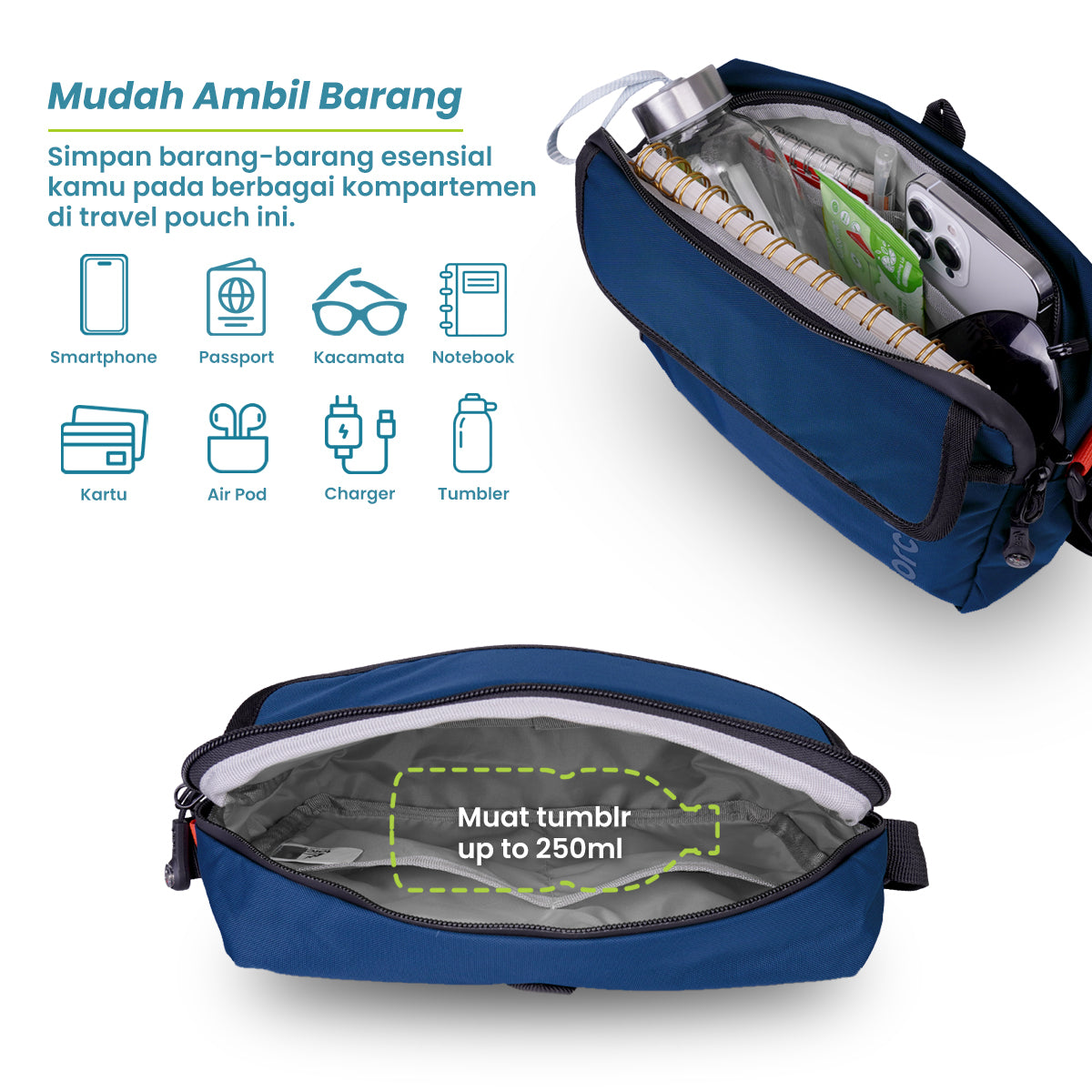 Seongnam Tas Selempang Daily Torch 1L