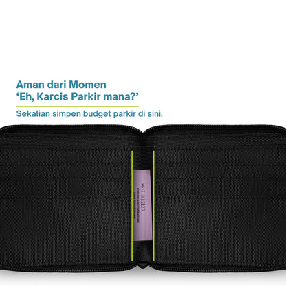 Kavi Neck Wallet - Black