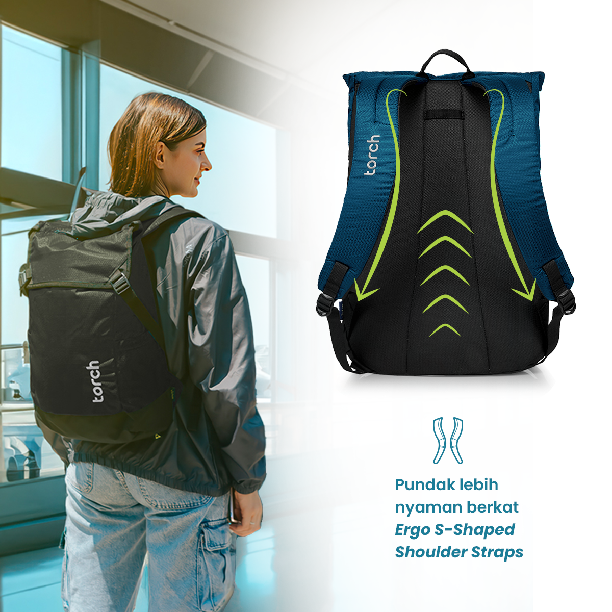 Sinpo Tas Ransel Sekolah Torch 20L