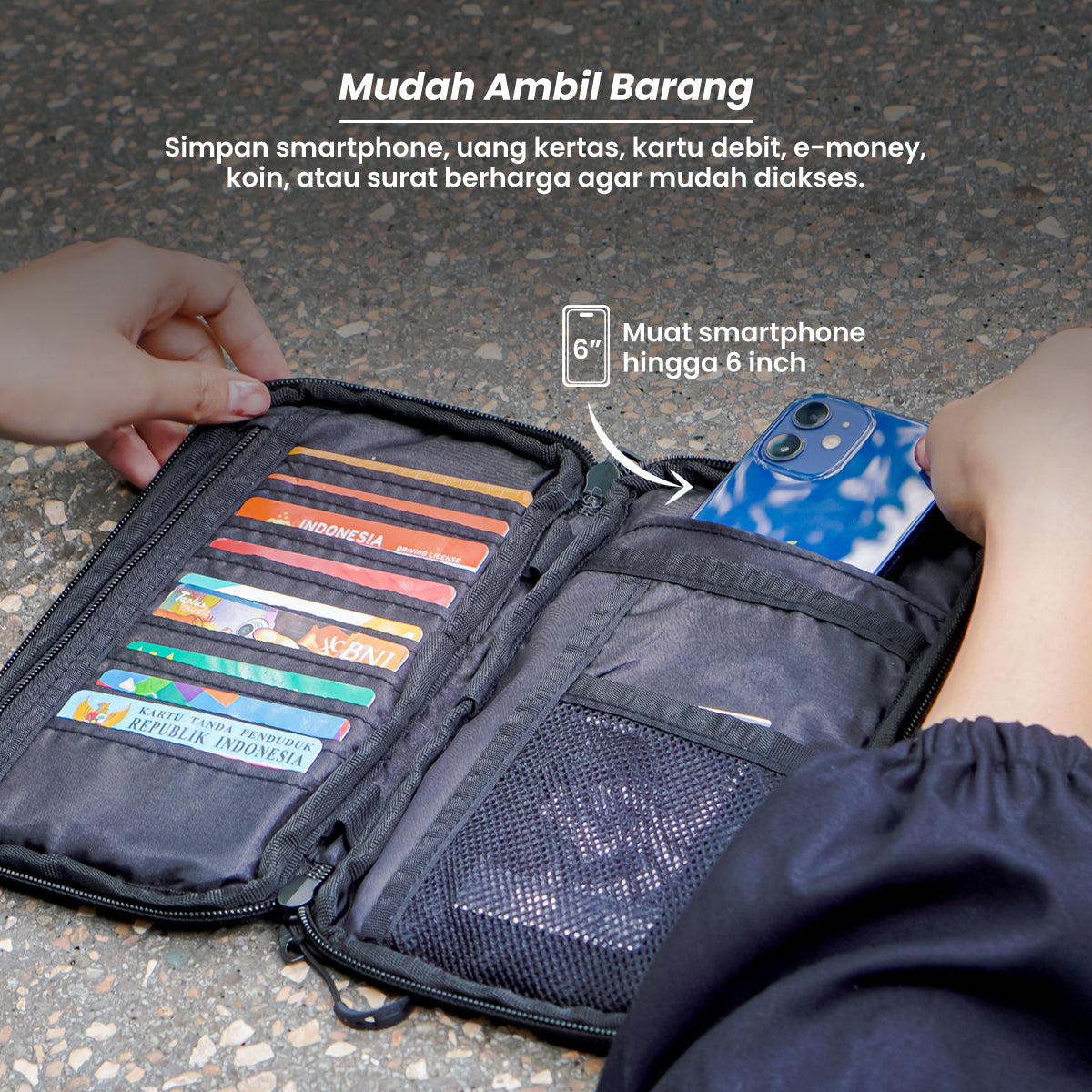 Hachu Passport Pouch