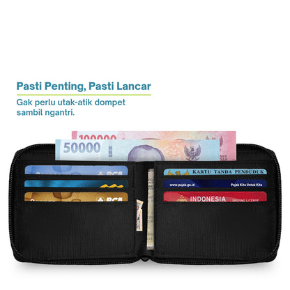 Kavi Neck Wallet - Black