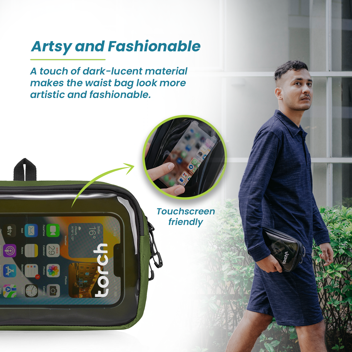 Damyang 2 in 1 (Waist Bag & Clutch)