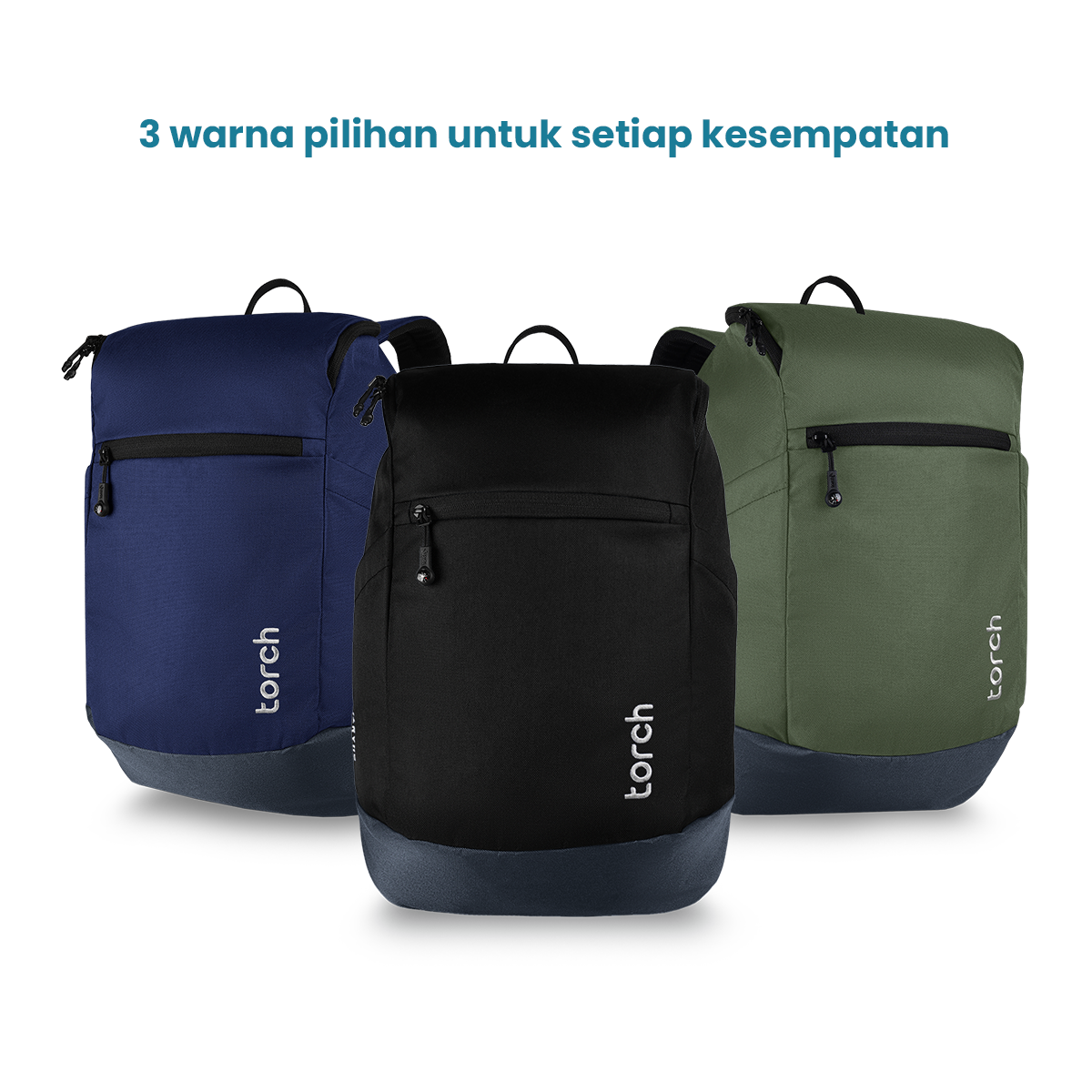 Shanti Tas Ransel Kantor Torch 17L Hitam