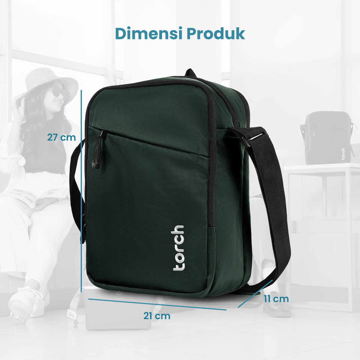 Sayung Tas Selempang office Torch 6L